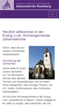 Mobile Screenshot of johanniskirche-rosenberg.de